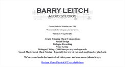 Desktop Screenshot of barryleitch.com